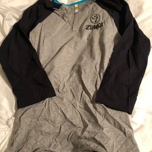 Zumba 3/4 sleeve baseball t